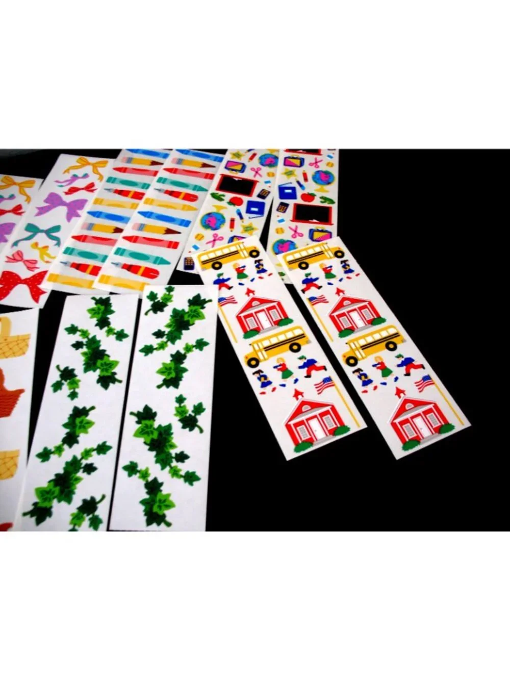 Mrs. Grossman Stickers, 20 Strips Roses, Doctor, Pumpkins, School, Crayons
